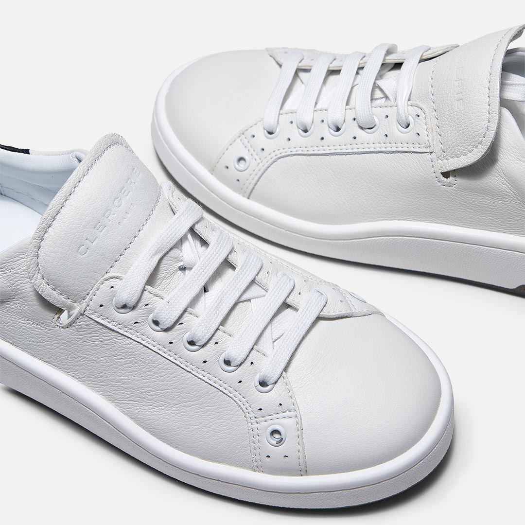 GIN SNEAKERS, WHITE TANNED CALFSKIN