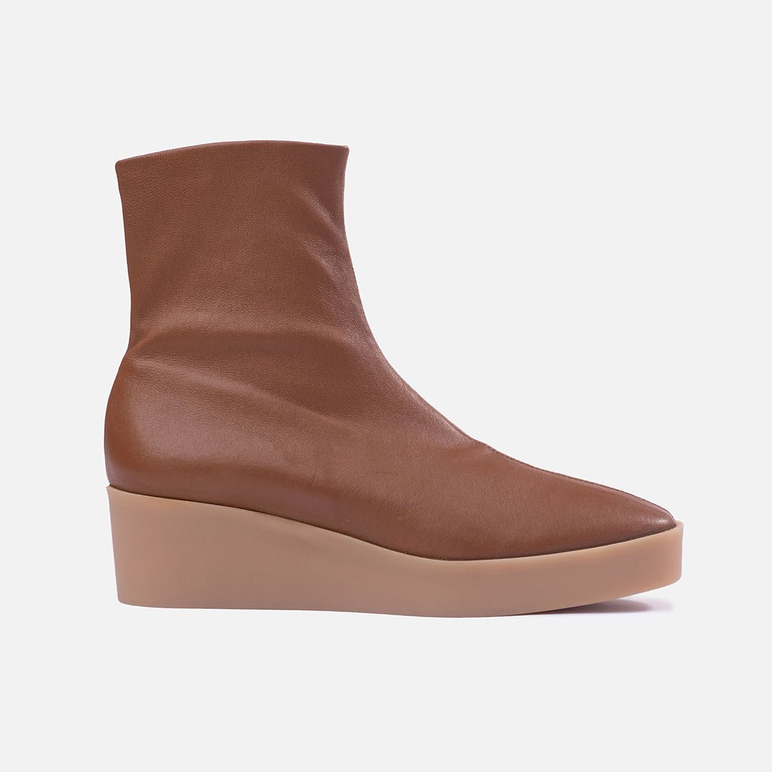 LEXA ANKLE BOOTS, WOOD BROWN