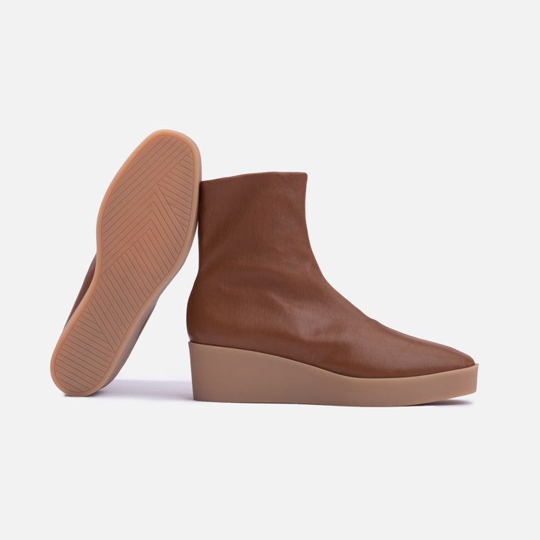 LEXA ANKLE BOOTS, WOOD BROWN